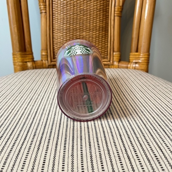 Grande Starbucks Cold Drink Tumbler Metallic - Picture 2 of 3